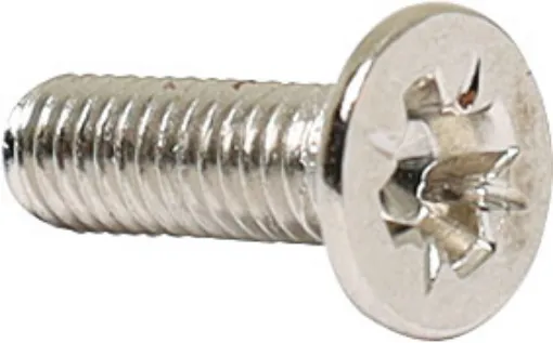 All nickel plated except shakeproof washers which are zinc plated.
Screw C/Sunk Pozi Dve M3 x 10
Pack Qty: 1000