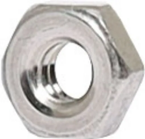 All nickel plated except shakeproof washers which are zinc plated.
Nut M2 Hex
Pack Qty: 8