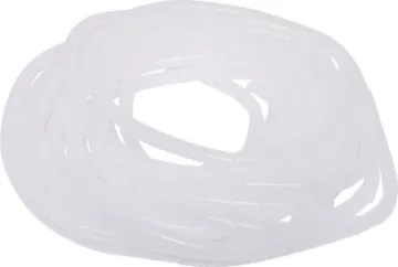 Clear 12mm Cable Spiral Binding 10M Spirals around cables to keep looms neat and tidy. Available in three sizes. 10m rolls.