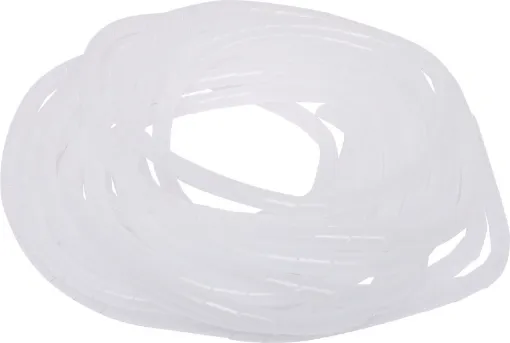 Spirals around cables to keep looms neat and tidy. Available in three sizes. 10m rolls.