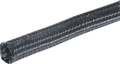 A cylindrical self closing design which is split along its length for easy cable entry. -75&degC to +125&degC. Made from PET plastic. 25% overlap ensures cables are covered. Bends to a tight radius without splitting open. Can be cut with hot knife or scissors. 