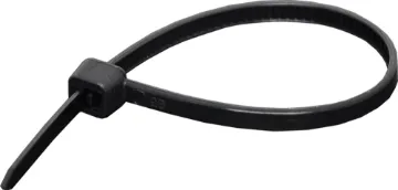 100mm x 2.5mm UV Resistant Nylon Cable Ties Black Pk 1000 Cable ties resistant to cracking or deterioration under exposure to UV light. ie sunlight. Black only.