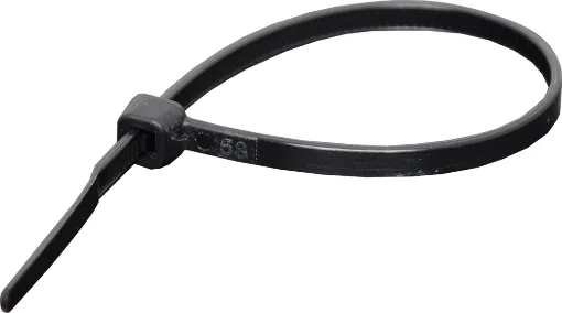 Quick and easy way to tidy up all your loose cables. Super strong and simple to use. Cable ties resistant to cracking or deterioration under exposure to UV light. ie sunlight. Black only. Pack of 1000.