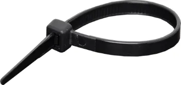 550mm x 9mm UV Resistant Nylon Cable Ties Black Pk 100 550mm length, 9mm wide UV stabilised cable ties packet of 100