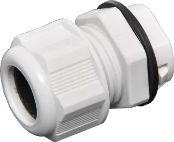 9-12.5mm PG11 Snap Fit Cable Gland A snapfit grey cable gland made from fire retardant plastic for 9-12.5mm OD cable
PG11 size cable gland with IP68 ingress protection rating. Multi-piece cable glands with rubber clamping ring for sealing cable apertures in weatherproof equipment or speaker enclosures. Constructed from flame retardant plastic materials. Suits cable diameter 9mm t