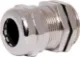 6-12mm EG13.5/PG13.5 IP68 Metal Cable Gland IP68 cable gland with a rubber clamping ring for a weatherproof cable seal. Quality nickel plated brass.
Standard gland suits cable diameter 6mm to 12mm. Mounting hole   20mm.