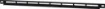 This 19" cable support bar is great for organising and supporting all your interconnect cables to the patch panels.