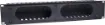 Slotted panels for management of patch leads in IT and comms racks. Durable black powdercoated finish. Features plastic slotted tabs and slide on rear panel cover for a neat finish. 2 RU
