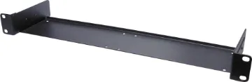 Half Rack 19" Rack Bracket H 4990 allows the mounting of two "half rack" units into a 19" 1RU space on a rack frame. Depth: 90mm.
Note: Pictured with product.