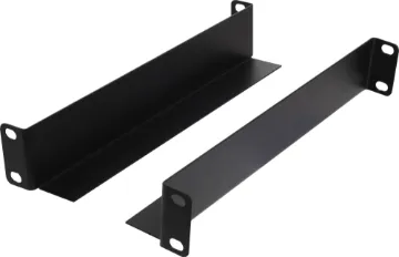 1U 19" Rack Support Bracket Pair These simple to install brackets provide rear or front support for equipment when installing into a rack. For instance when bolting a heavy amplifier into a rack, these brackets can hold the unit level allowing one person to easily bolt the amplifier into