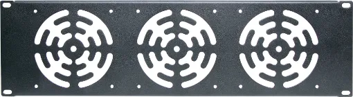 Pre-punched with provision to suit 3 x 120mm fans. Tough powdercoated finish. Fans not supplied.