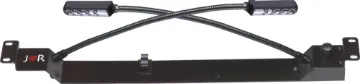 1U 19" Dual Gooseneck LED Lamp Rack Panel This recessed rack mounting dual gooseneck light is ideal for illuminating equipment within a rack. The flexible goosenecks enables the light to be directed where desired. It includes an inbuilt dimmer to adjust the light intensity.
Goosenecks length app