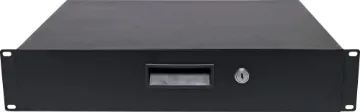 2U 350mm Deep 19" Lockable Rack Drawer Ideal for holding ancillary items within a rack. Tough powdercoated finish. Supplied in flat pack format which assembles in minutes. Size: �W x 350D x 88Hmm