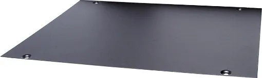 A top of bottom panel to suit 600mm rack frames. Powdercoated black.