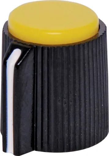 1/4&quot; shaft with grubscrew. Yellow cap