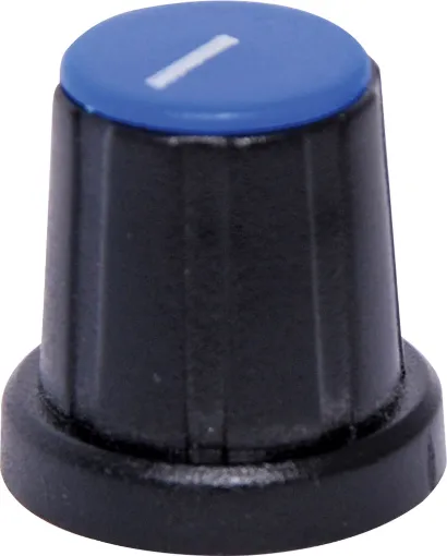 'D' type to suit 1/4&quot; shaft with flattened edge. Removable coloured caps for precise pointer alignment. Unsuitable for 
R 2150 series wirewound pots.

Please Note: These do not fit the D Shaft Rotary Switch series S 3021 to S 3024