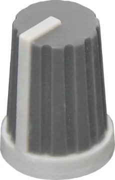 13mm Grey 18T Spline Plastic Knob 18T spline shaft. Grey cap