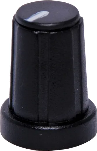 Suits 18 tooth splined shaft. Black cap with white pointer line.

H 6510: A=10, B=18.5, C=14, D=14.5.
