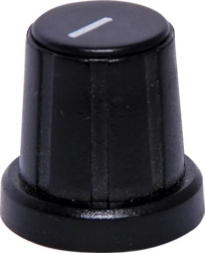 Suits 18 tooth splined shaft. Black cap with white pointer line.