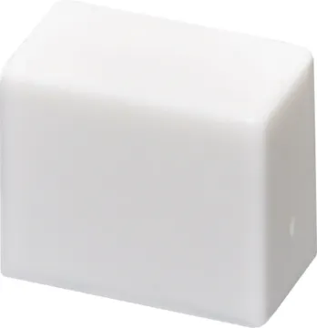 12.5x7mm White Plastic Knob For S1410 Knob suits S1510 PCB mount push button switches, or other switches with 3.3mm square shaft.