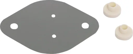 Complete insulating kits include washers and bushes for mounting 4 devices (2 bushes per TO-3).