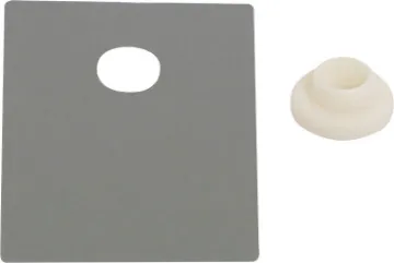 Silicone Rubber TO-220 Insulation Kit Pk 4 Complete insulating kits include washers and bushes for mounting 4 devices (2 bushes per TO-3).