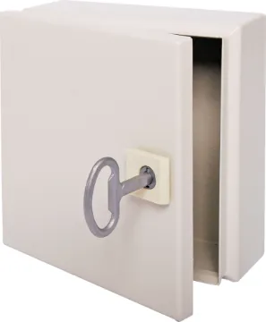 200x80x200mm IP66 Lockable Steel Utility Wall Cabinet Constructed from 1.2mm steel, these heavy duty wall mount enclosure is suitable for mounting electrical switching circuitry and other industrial designs. Panels are coated in a tough, rippled epoxy polyester powder coat in RAL7035.