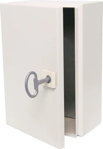 Constructed from 1.2mm steel, these heavy duty wall mount enclosure is suitable for mounting electrical switching circuitry and other industrial designs. Panels are coated in a tough, rippled epoxy polyester powder coat in RAL7035.
