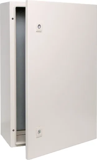 Constructed from 1.2mm steel, these heavy duty wall mount enclosure is suitable for mounting electrical switching circuitry and other industrial designs. Panels are coated in a tough, rippled epoxy polyester powder coat in RAL7035. 