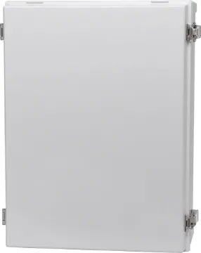 300x180x400mm IP66 UV ABS Hinged Door Wall Cabinet A range of high strength ABS enclosures with UV stabilisation for external use. Suitable for housing terminal boxes, distribution panels, instruments and electrical equipment. Wide temperature range -40 to +120°C for demanding environments.
