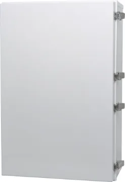 400x220x600mm IP66 UV ABS Hinged Door Wall Cabinet A range of high strength ABS enclosures with UV stabilisation for external use. Suitable for housing terminal boxes, distribution panels, instruments and electrical equipment. Wide temperature range -40 to +120°C for demanding environments.