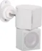 Wall mount bracket with adjustable ball joint to suit wall mount speakers. M6 thread. 