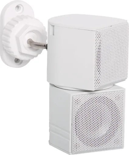 Wall mount bracket with adjustable ball joint to suit wall mount speakers. M6 thread. 