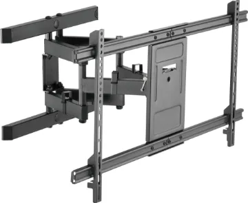 43"-90" Swivel Flat Screen Wall Bracket This cantilever wall bracket is designed to mount flat or curved screens up to 60kg where quick screen adjustment is required. VESA compliant mounting dimensions from 300x300 to 800x400. +3° to -15° tilt adjustment is provided, plus swivel up to 60° in either horizontal direction.