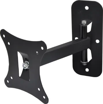 Wall Bracket LCD Swing Arm Tilting Black Ideal for LCD monitors in bars, restaurants, hotels, information areas etc. Distance from wall 40-180mm. Tilt up and down 15°. Swivel at 90°. Suits screens 10"-26" up to 25kg. Suits Vesa mounts 75 x 75 to 100 - 100mm