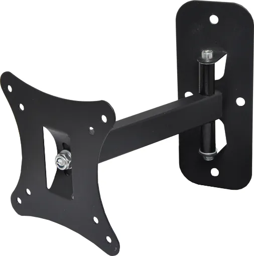 Ideal for LCD monitors in bars, restaurants, hotels, information areas etc. Distance from wall 40-180mm. Tilt up and down 15&deg. Swivel at 90&deg. Suits screens 10"-26" up to 25kg. Suits Vesa mounts 75 x 75 to 100 - 100mm