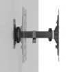 This universal swivel wall bracket suits flat TVs and monitor screens between 23"-43". Ideal for mounting smaller screens in restaurants, bars, information kiosks, plus domestica applications.  
