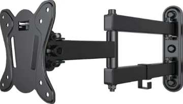 13-27" Flat Screen Swivel LCD Wall Bracket This swivel wall bracket suits flat TV screens between 13"-27". Supports weights up to 25kg. Suits VESA sizes 75x75 and 100x100.