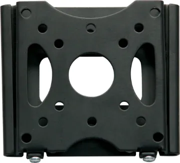 LCD Slimline Fixed Wall Bracket Fixed LCD monitor bracket suitable for screens up to 24" in size. Mounting hole centres at 75mm & 100mm square (suits VESA MIS-D 75 & 100). Ideal for mounting information screens or touchscreens in bars, restaurants, hotels etc.