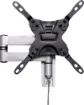 This articulated bracket is designed for caravan and vehicle use with a retaining locking pin for keeping your monitor secure when travelling. Offers tilt adjustment and secure positioning up to 366mm from the mounting surface. Suits VESA 75/100 and 200 using the included extension plates.