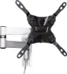 This articulated bracket is designed for caravan and vehicle use with a retaining locking pin for keeping your monitor secure when travelling. Offers tilt adjustment and secure positioning up to 366mm from the mounting surface. Suits VESA 75/100 and 200 using the included extension plates.