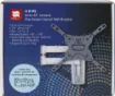 This articulated bracket is designed for caravan and vehicle use with a retaining locking pin for keeping your monitor secure when travelling. Offers tilt adjustment and secure positioning up to 366mm from the mounting surface. Suits VESA 75/100 and 200 using the included extension plates.