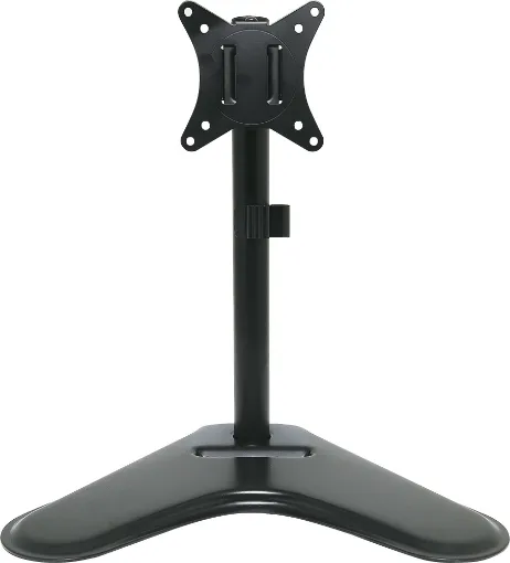 A durable all steel desk mount bracket for computer monitors between 17" and 32" in size, weighing up to 9kg.