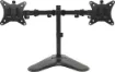 A durable all steel desk mount bracket for computer monitors between 17" and 32" in size, weighing up to 9kg each. 