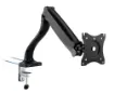 This stylish desk mount bracket simply clamps or screws to your desk and supports a 13" to 27" monitor weighing up to 6kg.