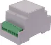 Easy snap fit construction DIN rail enclosure in 3 module width. Suits DIN EN60715 35mm top hat rail. Constructed from grey UL94V-0 polycarbonate. Three PCB positions allow greater flexibility in circuit design. Matching snap-on terminal guard