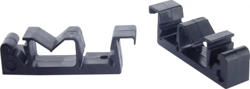 For mounting enclosures and project boxes to DIN rails. 30mm mounting hole spacing. Can be mounted to almost any size or type of enclosure
Hammond P/N 1427DINCLIP