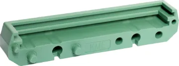 72mm DIN Rail End Cap Endcaps to suit standard DIN rails. Accommodates 10mm of PCB length.