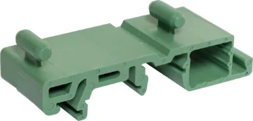 72mm DIN Rail Mounting Section Mounting base section for DIN modules. This section is the mounting "foot" for attaching a series of bases to the rail. Suits standard top hat, miniature top hat and asymmetric "G" types.