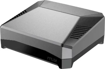 Argon One M2 Case to suit Raspberry Pi 4 A R-Pi 4 enclosure supporting one M.2 SATA SSD drive, plus two full size HDMI ports, power management modes and built in IR control support. Features both active and passive cooling from an internal fan and aluminium heatsinking case.